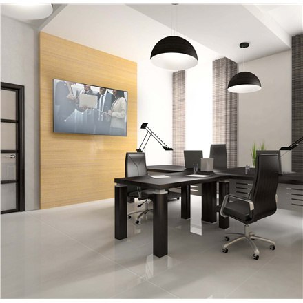 EDBAK | Uchwyt ścienny | 42-75 " | Maksymalna waga (udźwig) 80 kg | Czarny