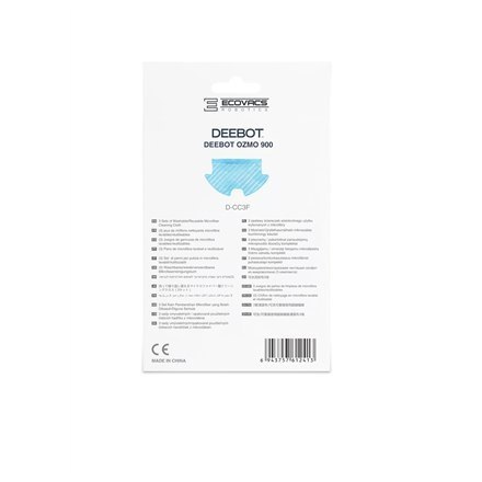 Ecovacs | D-CC3F | DEEBOT Mop Kit | Blue