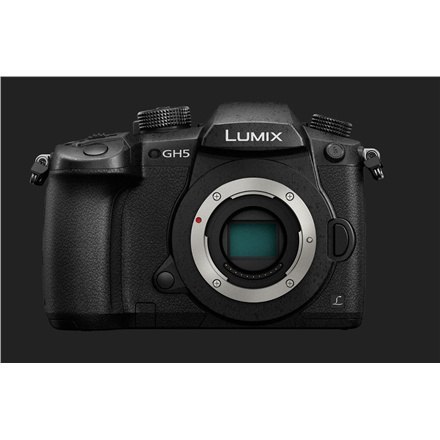Panasonic LUMIX DC-GH5EG-K DSLM Camera Body 20.3 MP ISO 25600 Display diagonal 3.2 " Video recording Wi-Fi Contrast AF system Ma