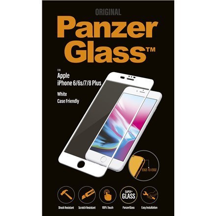 PanzerGlass | Screen protector - glass | Tempered glass | White | Transparent