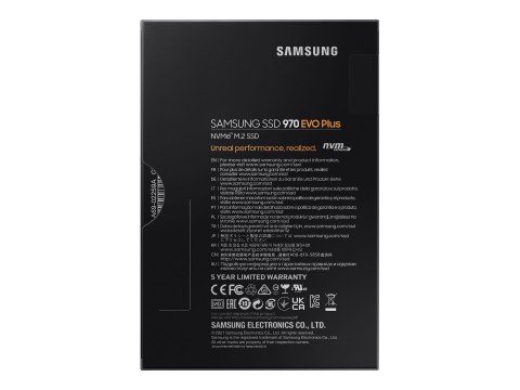 Samsung | 970 Evo Plus | 2000 GB | SSD interface M.2 NVME | Read speed 3500 MB/s | Write speed 3300 MB/s