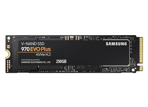 Samsung | 970 Evo Plus | 250 GB | SSD interface M.2 NVME | Read speed 3500 MB/s | Write speed 2300 MB/s