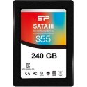 Dysk SSD Silicon Power Slim S55 240 GB SATA 550 MB/s odczyt 450 MB/s z gwarancją 36 miesięcy