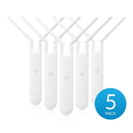 Ubiquiti | UAP-AC-M-5Pack Mesh Access Point | UniFi | 802.11ac | 2.4/5 | 867 Mbit/s | 10/100/1000 Mbit/s | Porty Ethernet LAN (R