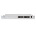 Ubiquiti | US-24-250W | Zarządzanie przez sieć | Możliwość montażu w szafie | Porty 1 Gb/s (RJ-45) w ilości 24 | Porty SFP w ilo