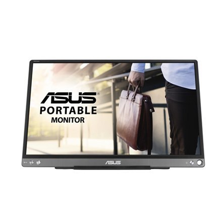 Asus | MB16ACE | 15.6 " | IPS | FHD | 16:9 | 5 ms | 220 cd/m² | Black/Grey | HDMI ports quantity | 60 Hz