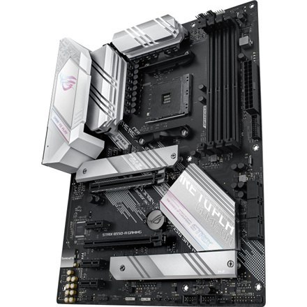 Asus | ROG STRIX B550-A GAMING | Processor family AMD | Processor socket AM4 | DDR4 DIMM | Memory slots 4 | Supported hard disk