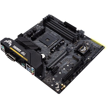 Asus | TUF GAMING B450M-PLUS II | Gniazda pamięci 4 | Liczba złączy SATA 6 x SATA III | Chipset AMD B | Micro ATX | Rodzina proc