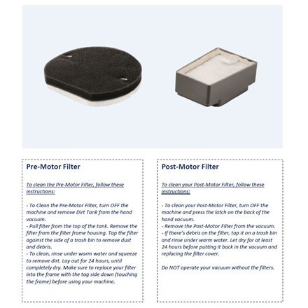 Bissell | Icon Washable Vacuum Filters | No ml | 1 szt.