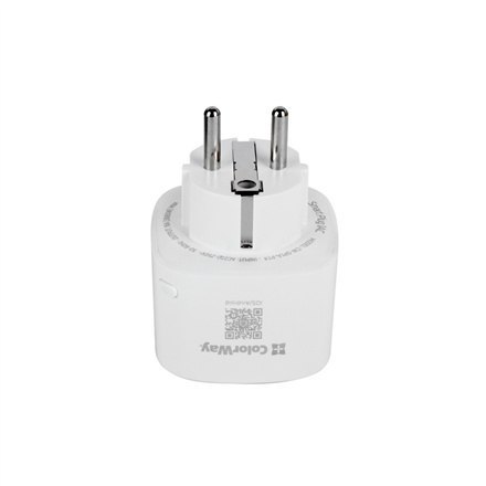 ColorWaySmart WiFi Socket 16A / 3680W (schedule, timer, power monitoring)