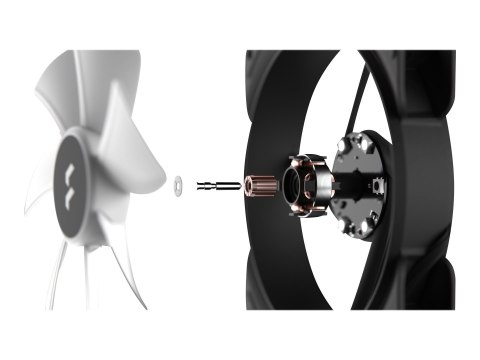 Fractal Design | Aspect 14 RGB PWM Black Frame | Zasilacz w zestawie | Wentylator obudowy