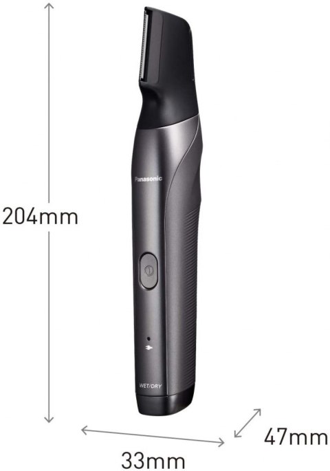 Panasonic | Hair trimmer | ER-GY60-H503 | Number of length steps 20 | Step precise 0.5 mm | Black/Silver | Cordless | Wet & Dry