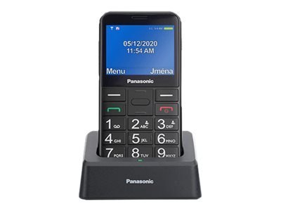 Panasonic | KX-TU155EXBN | Czarny | 2.4 " | TFT-LCD | MB | microSD/microSDHC MB | Bluetooth | USB wersja micro USB | Wbudowana k