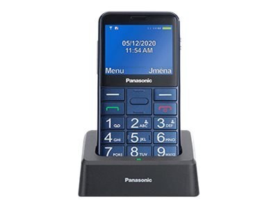 Panasonic | KX-TU155EXBN | Niebieski | 2,4 " | TFT-LCD | microSD/microSDHC MB | Bluetooth | USB w wersji micro USB | Wbudowana k