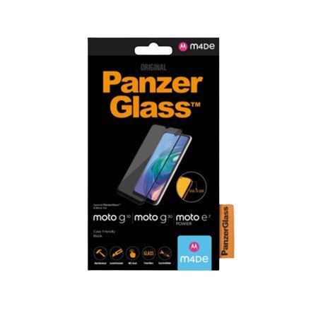 PanzerGlass | Ochraniacz ekranu - szkło | Motorola Moto E7 Power, G10, G30 | Szkło | Czarny | Przezroczysty