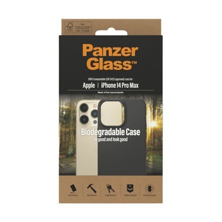 PanzerGlass | Pokrowiec na telefon komórkowy | Apple iPhone 14 Pro Max | Czarny