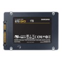 Samsung | SSD | 870 QVO | 1000 GB | Format SSD 2,5" | Interfejs SSD SATA III | Prędkość odczytu 560 MB/s | Prędkość zapisu 530 M