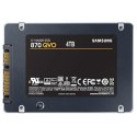 Samsung | SSD | 870 QVO | 4000 GB | Format SSD 2,5" | Interfejs SSD SATA III | Prędkość odczytu 560 MB/s | Prędkość zapisu 530 M