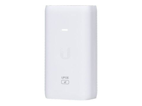 Ubiquiti | Injector PoE z obsługą 802.3af | U-POE-af | Porty Ethernet LAN (RJ-45) 1