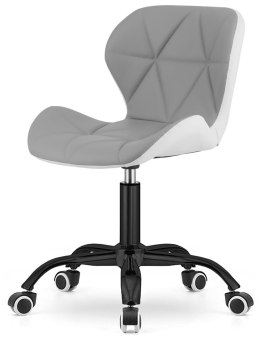 Krzesło obrotowe VASTO OFFICE PU GREY + WHITE SMOKE