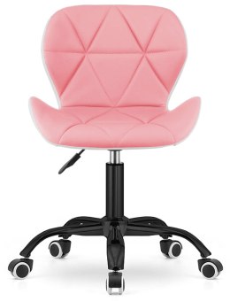 Krzesło obrotowe VASTO OFFICE PU PINK+WHITE SMOKE