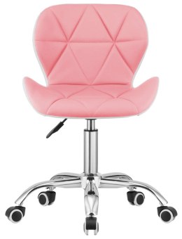 Krzesło obrotowe VASTO OFFICE PU PINK+WHITE