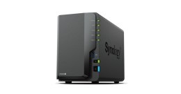 Synology | Towarowa Jednostka Dyskowa | DS224+ | do 2 dysków HDD/SSD | Intel Celeron | J4125 | Częstotliwość procesora 2.0 GHz |