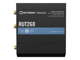 Teltonika RUT260 - router bezprzewodowy - WWAN - Wi-Fi - 3G, 4G - do montażu na szynie DIN | 2,4 GHz