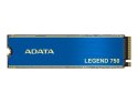 ADATA | LEGEND 750 | 500 GB | SSD form factor M.2 2280 | Solid-state drive interface PCIe Gen3x4 | Read speed 3500 MB/s | Write