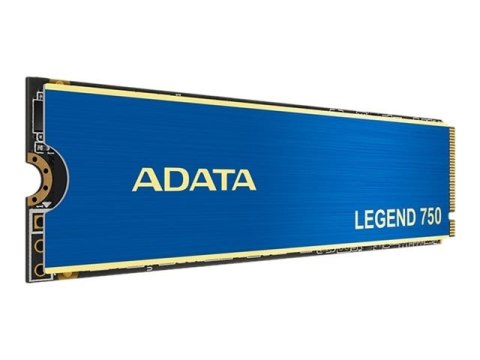 ADATA | LEGEND 750 | 500 GB | SSD form factor M.2 2280 | Solid-state drive interface PCIe Gen3x4 | Read speed 3500 MB/s | Write