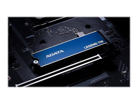 ADATA | LEGEND 750 | 500 GB | SSD form factor M.2 2280 | Solid-state drive interface PCIe Gen3x4 | Read speed 3500 MB/s | Write