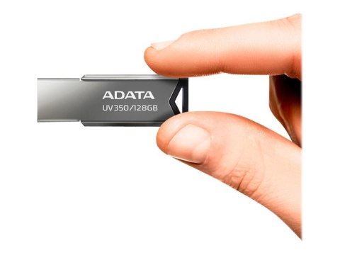 ADATA | USB Flash Drive | UV350 | 128 GB | USB 3.2 | Srebrny