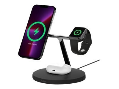 Belkin | Pro MagSafe 3w1 Wireless Charging Stand + zasilacz sieciowy | BOOST CHARGE