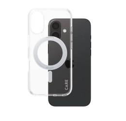 CARE by PanzerGlass Case Feature Silver Kickstand & MagSafe iPhone 16 | CARE