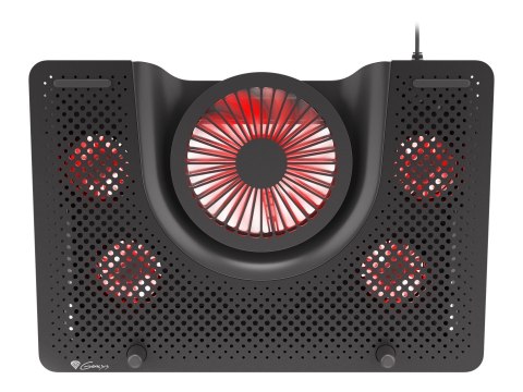 GENESIS Podkładka chłodząca pod laptopa, OXID 550 15.6-17.3 5 WENTYLATORÓW, PODŚWIETLENIE LED, 1 USB | Genesis | Podkładka chłod