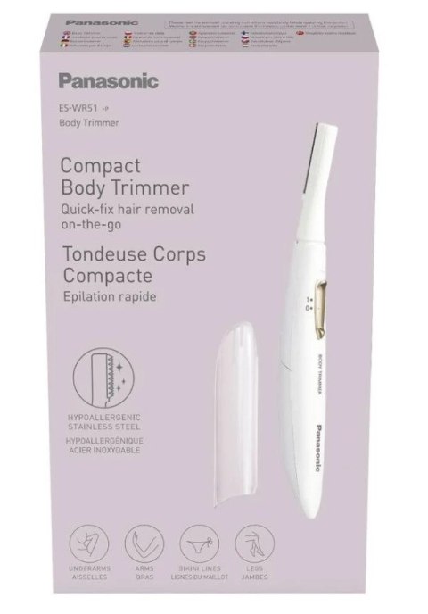 Panasonic Compact Body Trimmer | ES-WR51-P503 | Cordless | White