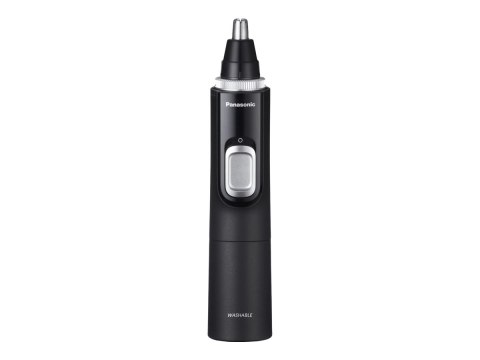 Panasonic ERGN300K503 Wet/Dry Nose & Ear Hair Trimmer with Vortex Cleaning System, Grey