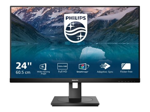 Philips | Monitor LCD | 242S9JML/00 | 23.8 " | VA | FHD | 16:9 | 75 Hz | 4 ms | 1920 x 1080 | 300 cd/m² | Porty HDMI w ilości 1