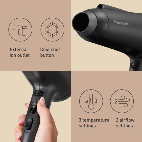 Panasonic Hair Dryer EH-NE85-K825, Black | Panasonic