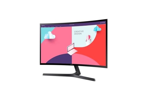 Samsung | Monitor zakrzywiony | LS24C366EAUXEN | 24 " | VA | 16:9 | 75 Hz | 4 ms | 1920 x 1080 pikseli | 250 cd/m² | Porty HDMI