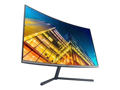 Samsung | Zakrzywiony monitor | LU32R590CWPXEN | 32 " | VA | UHD | 16:9 | 60 Hz | 4 ms | Nie | 3840 x 2160 | 250 cd/m² | Porty H