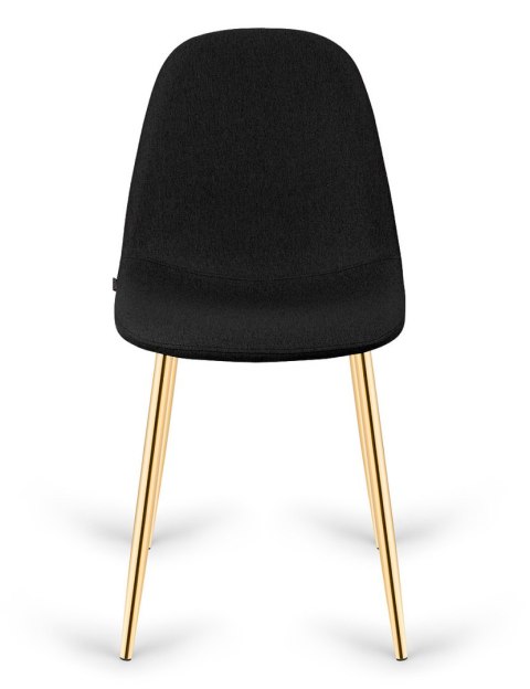 Krzesło tapicerowane GIULIA BLACK FABRIC GOLD II GATUNEK