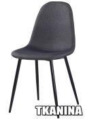 Krzesło tapicerowane GIULIA FABRIC DARK GREY