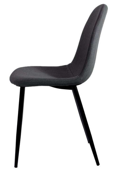 Krzesło tapicerowane GIULIA FABRIC DARK GREY