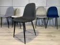Krzesło tapicerowane GIULIA FABRIC DARK GREY