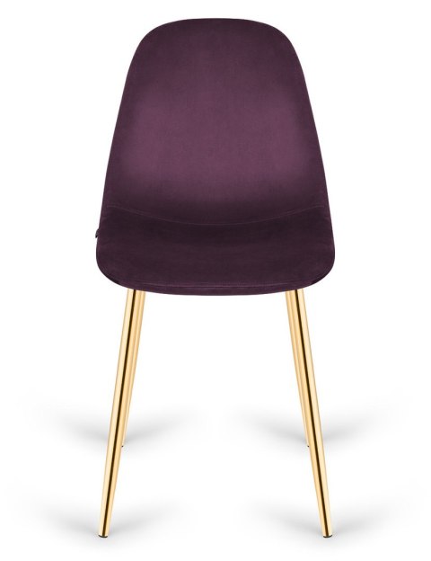 Krzesło tapicerowane GIULIA VELVET NIGHT GOLD II GATUNEK