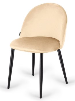 Krzesło tapicerowane GLORIA CREAM VELVET
