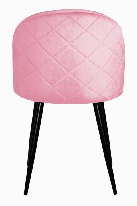 Krzesło tapicerowane GLORIA PINK VELVET