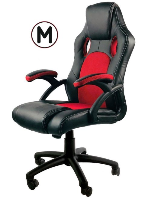 ..Fotel obrotowy do biurka CARRERA M ST RED PU II GATUNEK