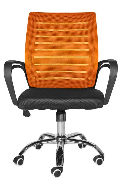 Fotel obrotowy do biurka ARNO ORANGE MESH
